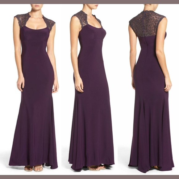 xscape purple dress